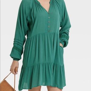 Knox rose green flowy dress